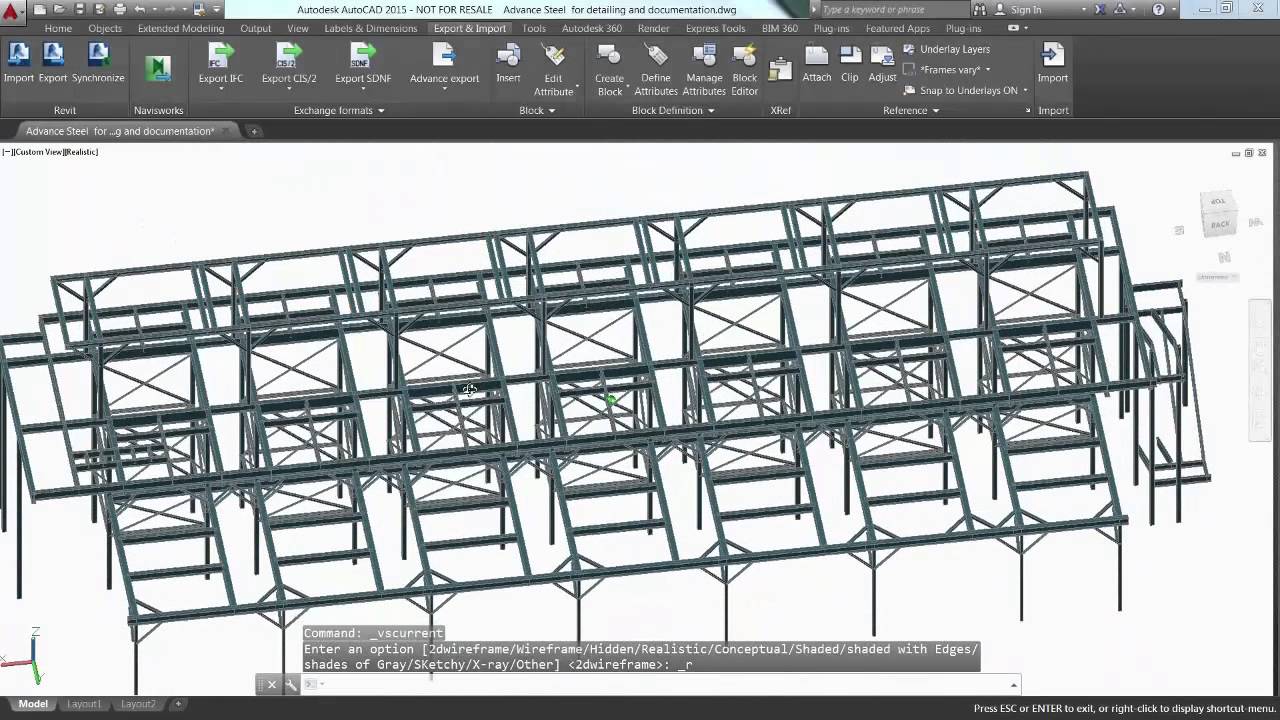 Autodesk Advance Steel and Revit Integration