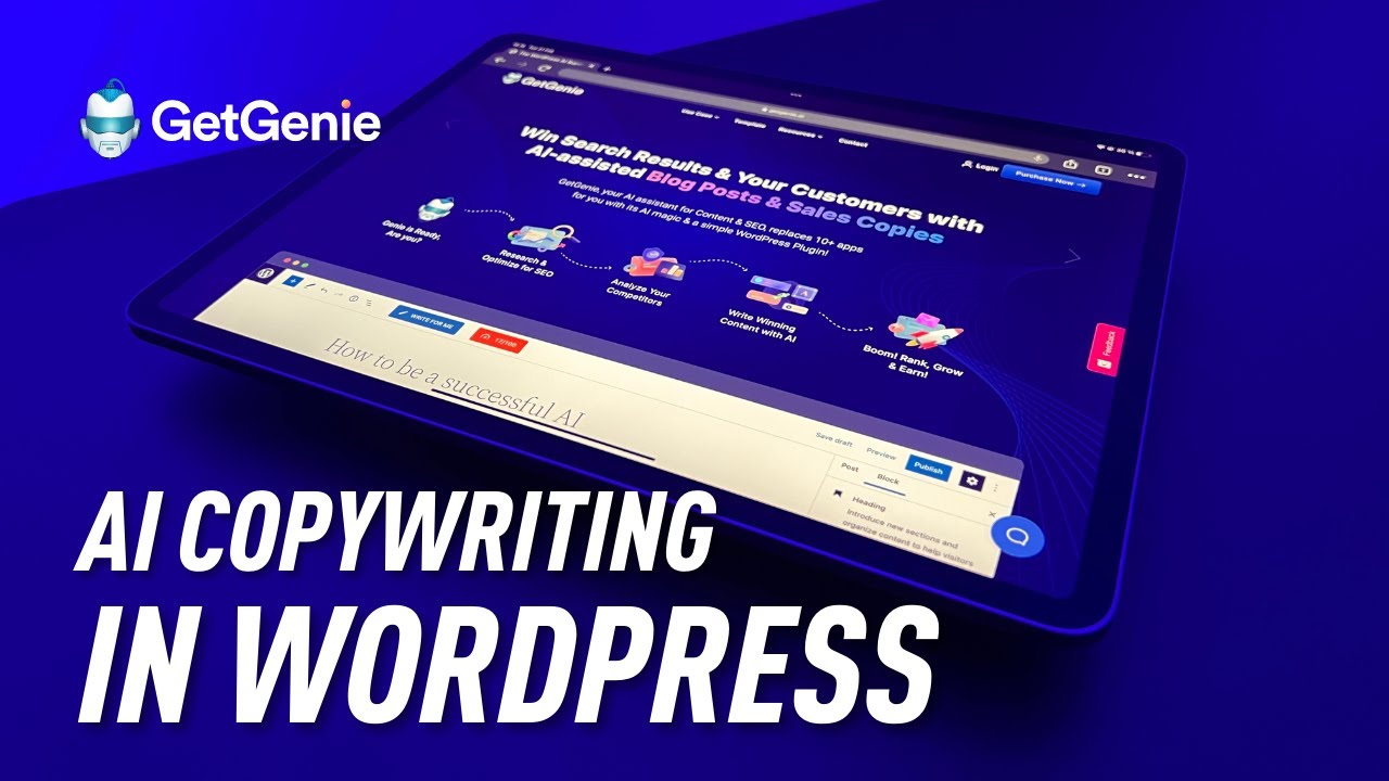 GetGenie Review - AI Copywriting Directly In WordPress
