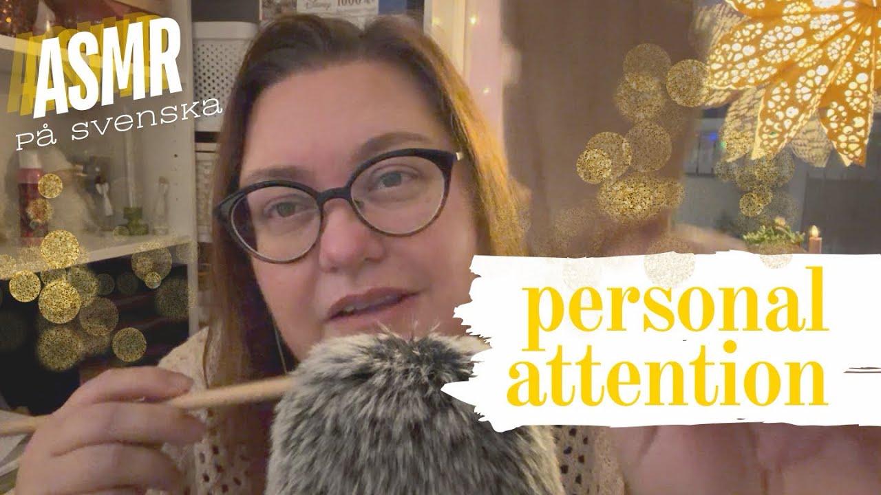 ASMR på svenska: Personal attention + ramble 🌙