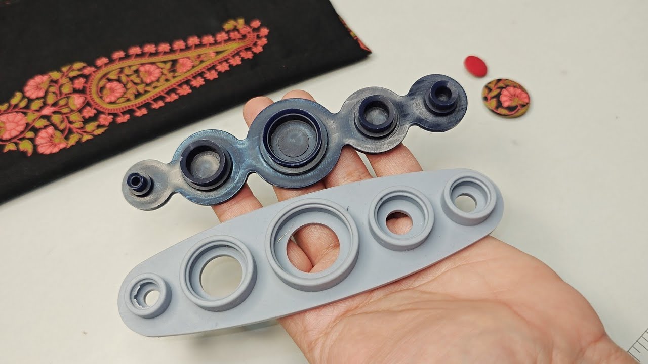 Useful tool for tailors- Button Maker / How to use a Button maker / Make fabric buttons at home