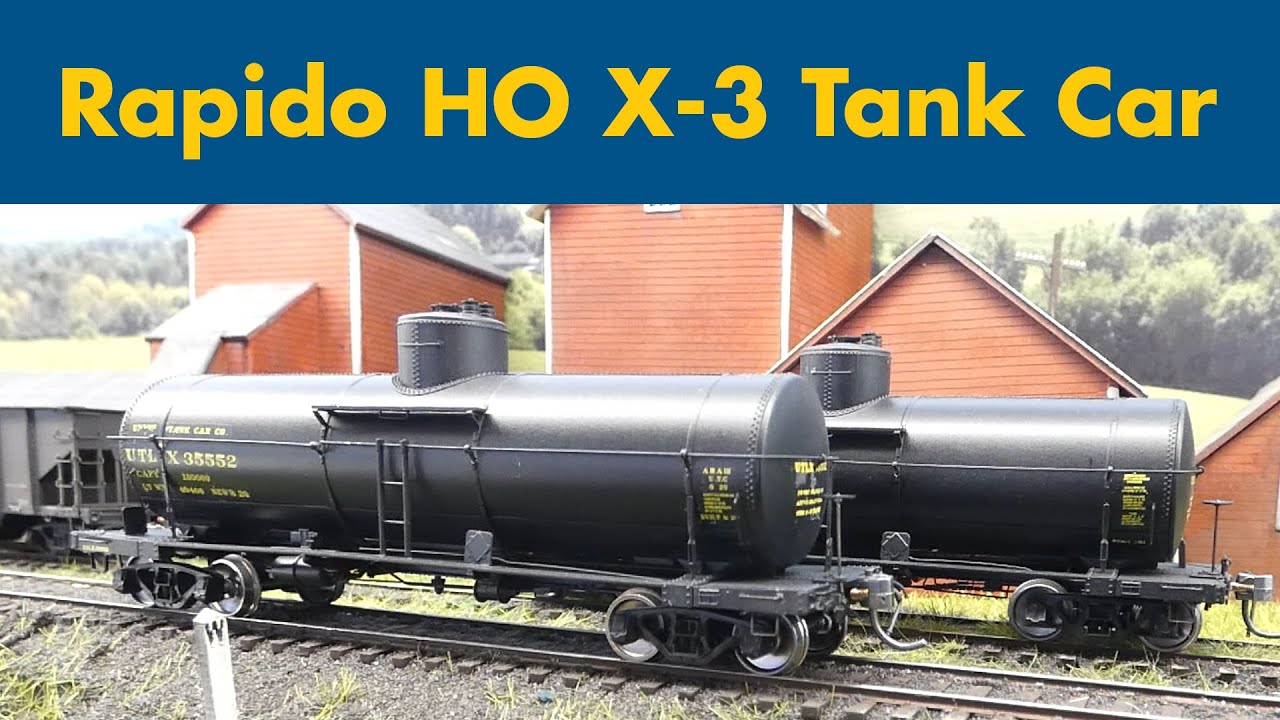 Rapido HO Scale X-3 Tank Car