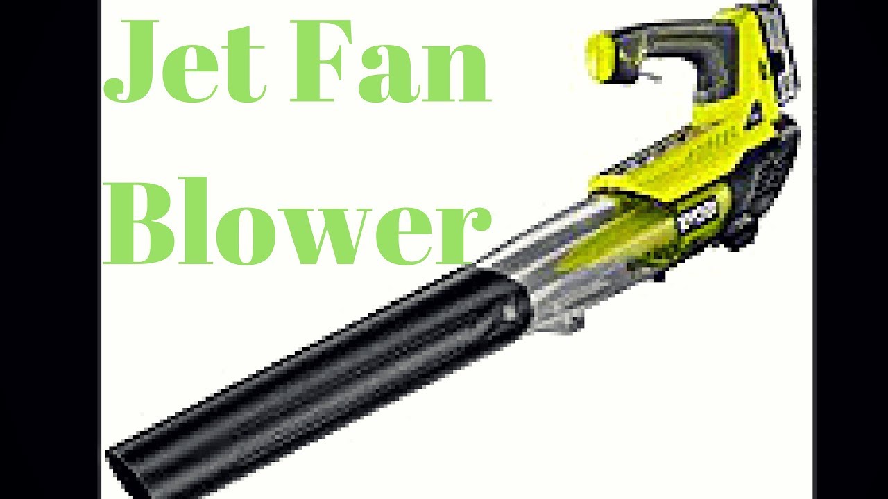 Ryobi P-2180 Cordless Jet Fan leaf blower Review!!!