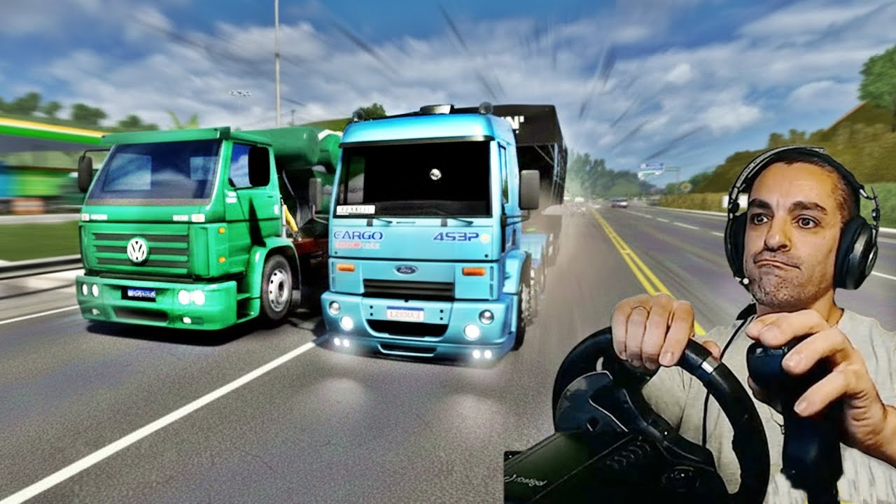 VIREI CAÇAMBEIRO E ACELEREI FORTE O FORD CARGO NA RODOVIA - Vida de Caminhoneiro 406 - Euro Truck 2