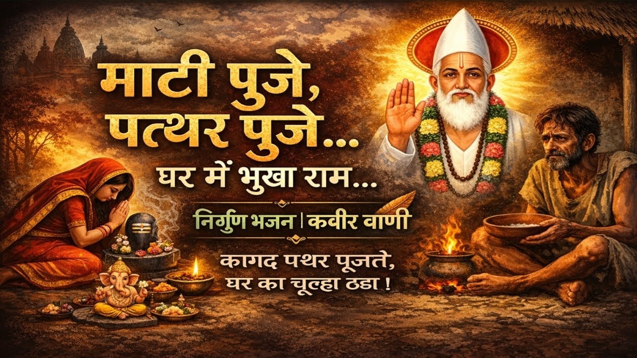 माटी पूजे पत्थर पूजे । घर में भूखा राम । Kabir Bhajan 2026 । Nirgun Bhajan । Chetawni Shabad । 