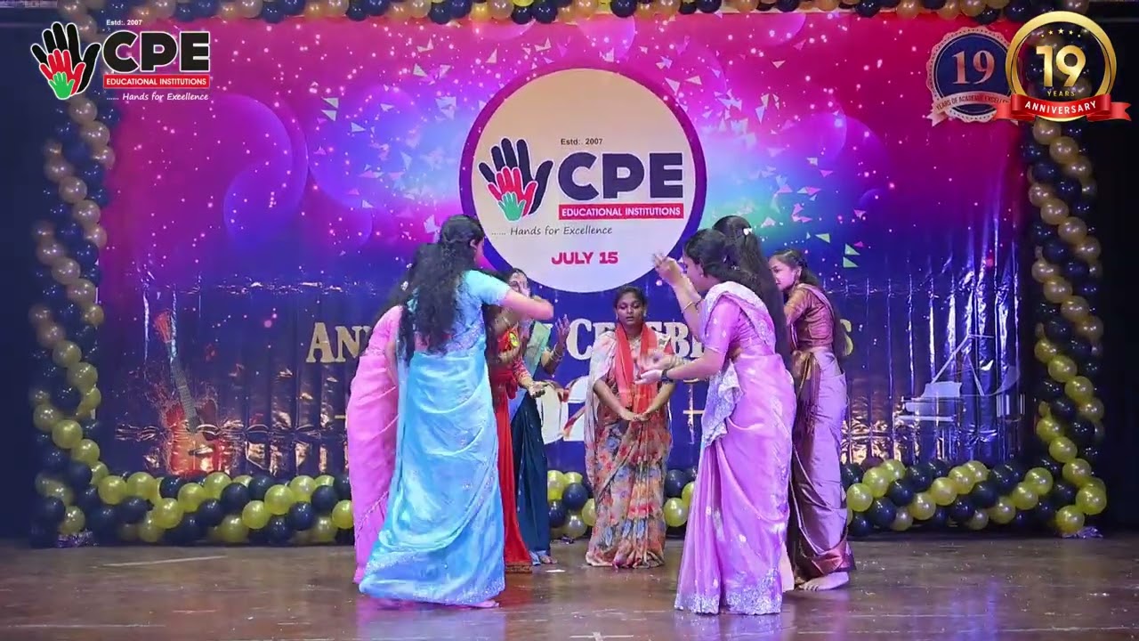 Indhuvadhana Kundharadhana -Senior Inter Girls- Dance Performance-CPE's 19th Annual Day Celebrations