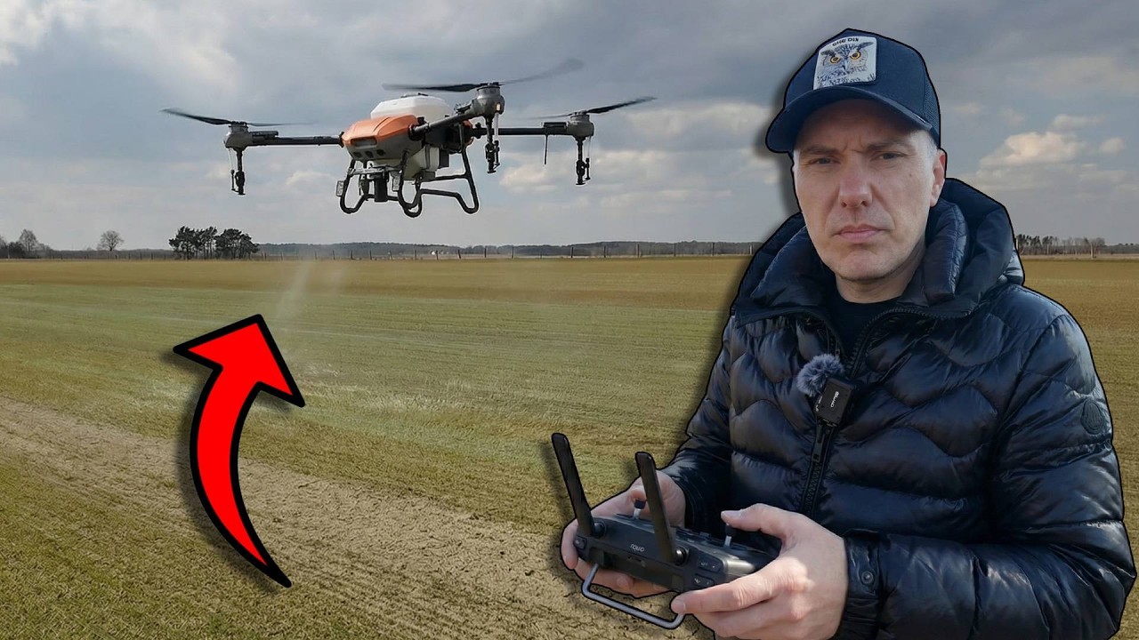 DRONE SPRAYING ON GRASS! - WHY ARE WE DOING THIS?