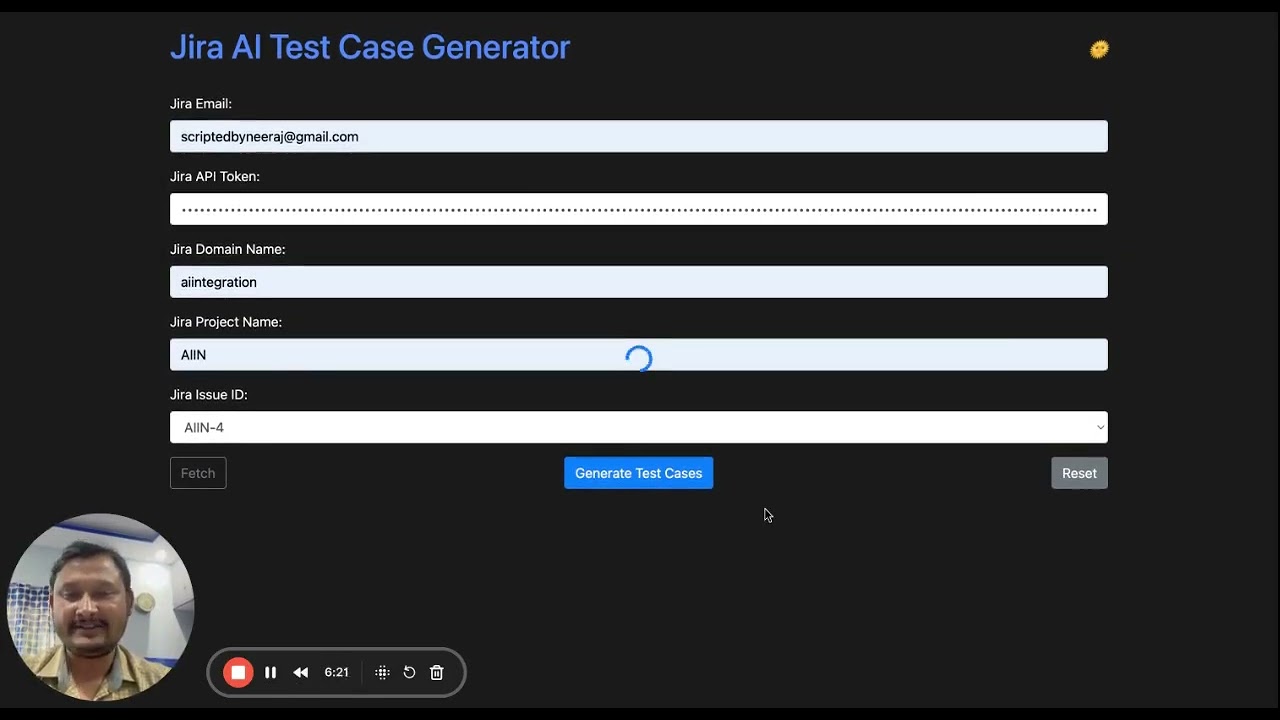 AI Agent for Test Case Creation From Jira Story