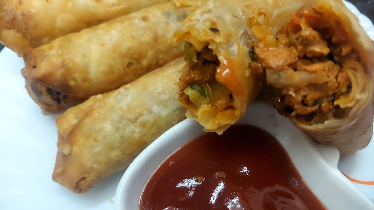 Chicken Tikka Cheese Spring Roll || Ramazan Recipe || Ghare's Kitchen ||