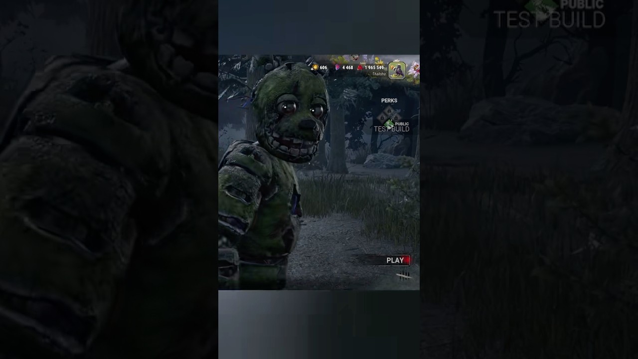 Springtrap is now in Dead by Daylight | Lobby voice lines #deadbydaylight