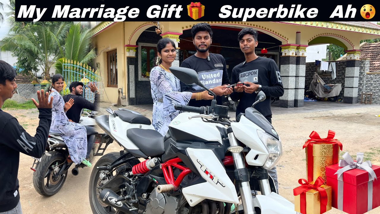 Unexpected  Gift  🎁  for My marriage 😨 |  support  @TN37BikerKichaa  🙏🏻♥️ | HR |