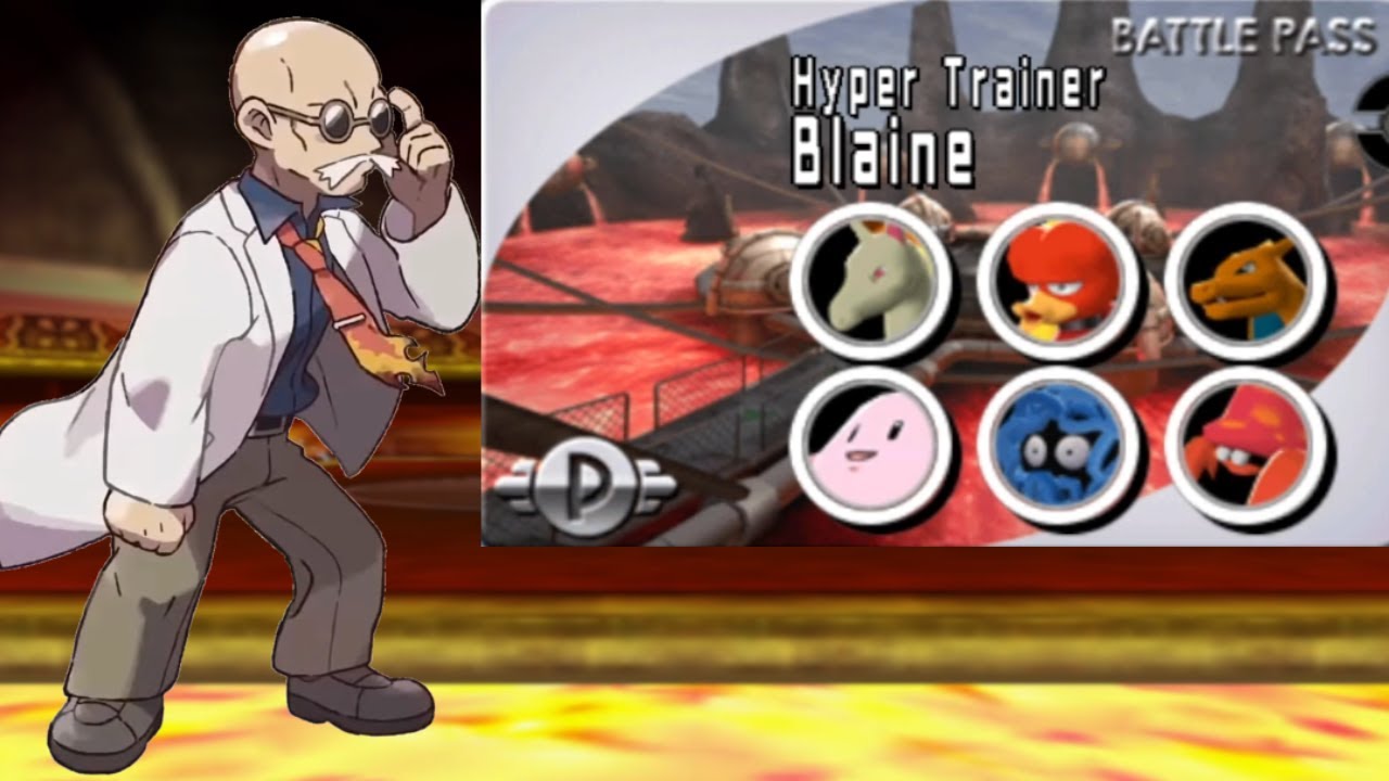 Команда Блейна, лидера спортзала | Pokemon Battle Revolution