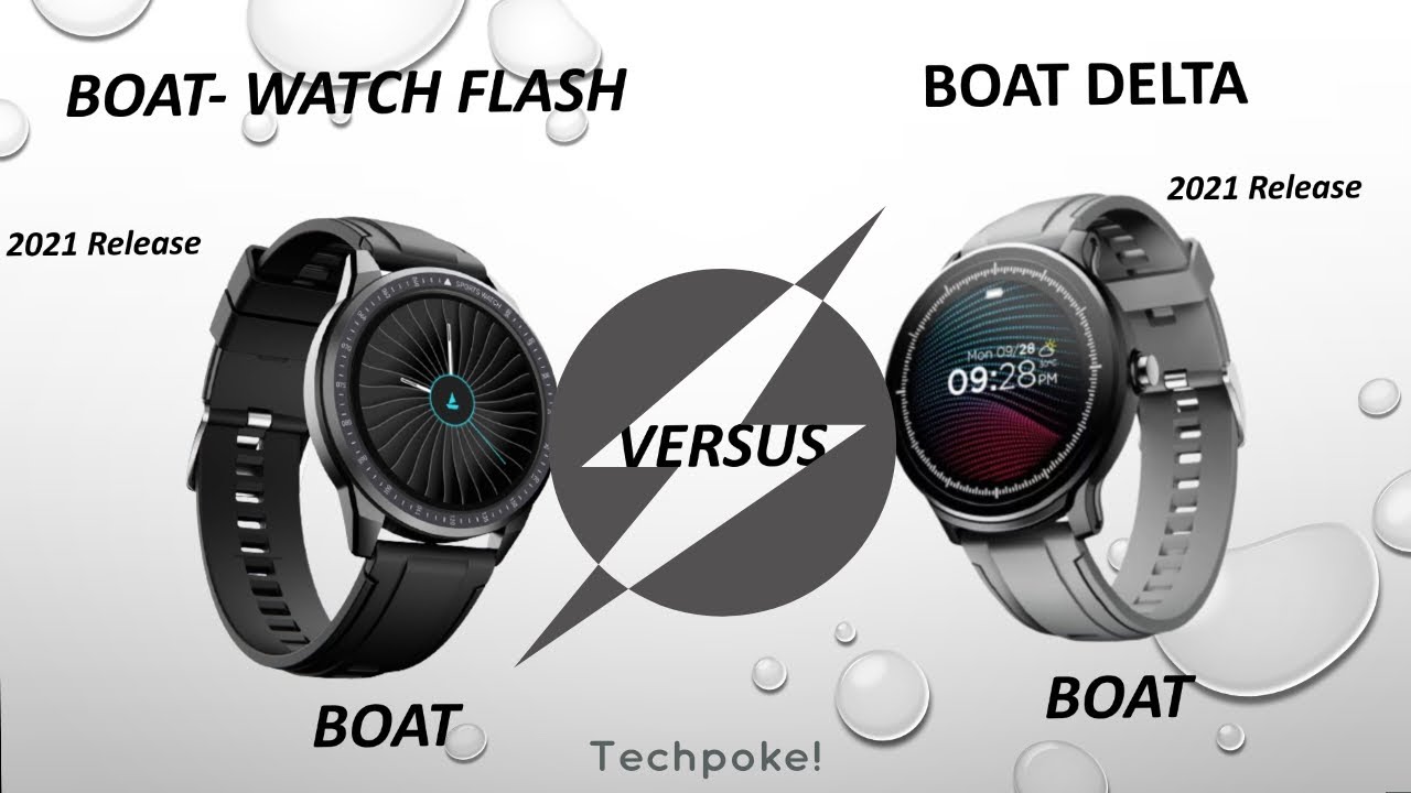 Boat watch DELTA vs Boat watch FLASH | Fitness watch- spo2-HR-Ip68 | under 3k😇 #Techpoke!