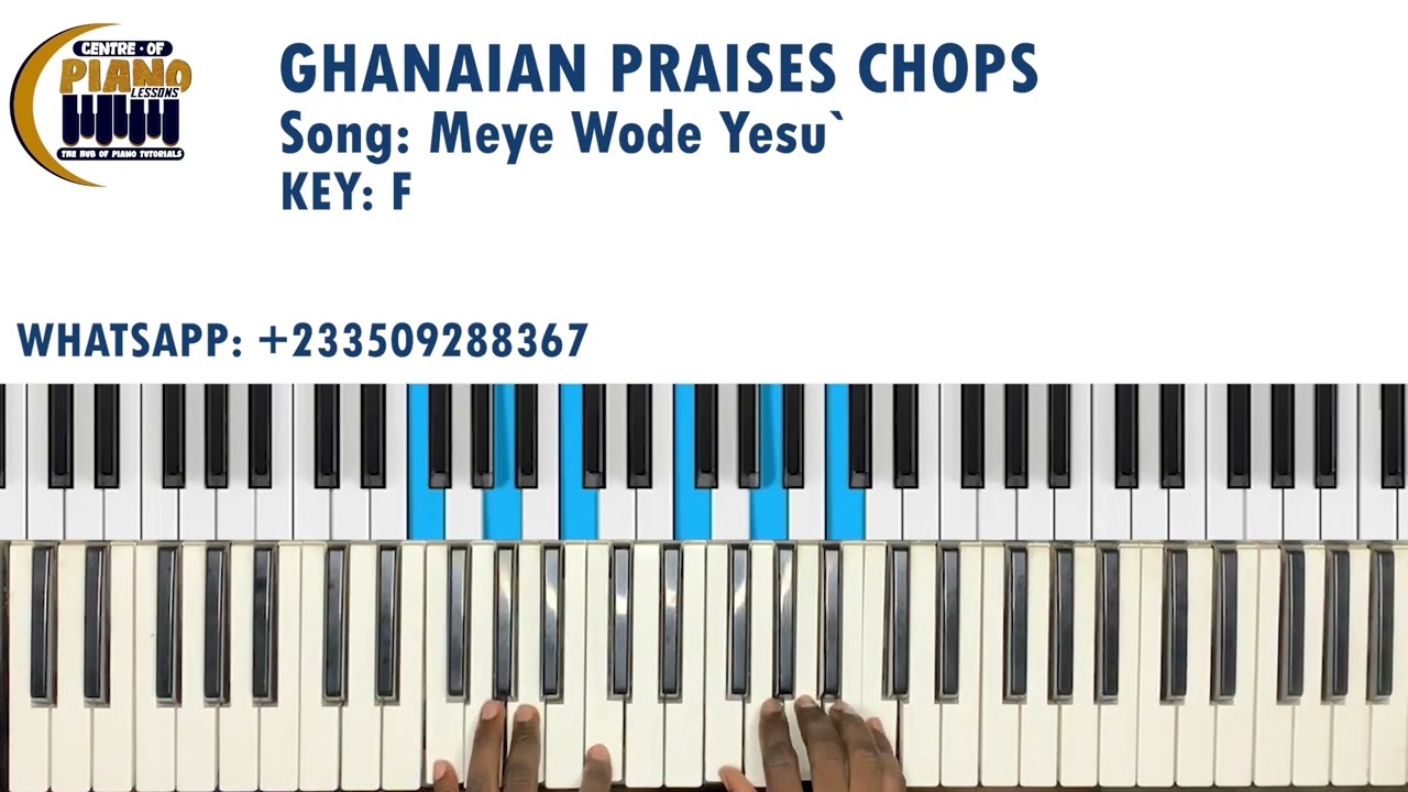 Breakdown of Ghanaian Praises Chops in Key F || Meyɛ Wode Mewura Yesu