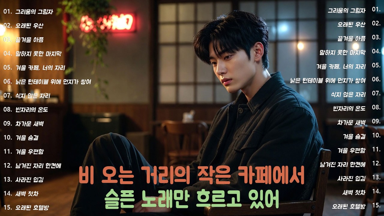 [K-POP] 오늘 하루를 그냥 흘려보내고 싶을 때 듣는 음악 20곡｜슬픈 발라드 · 감성 K-pop · #무심함 #플리추천