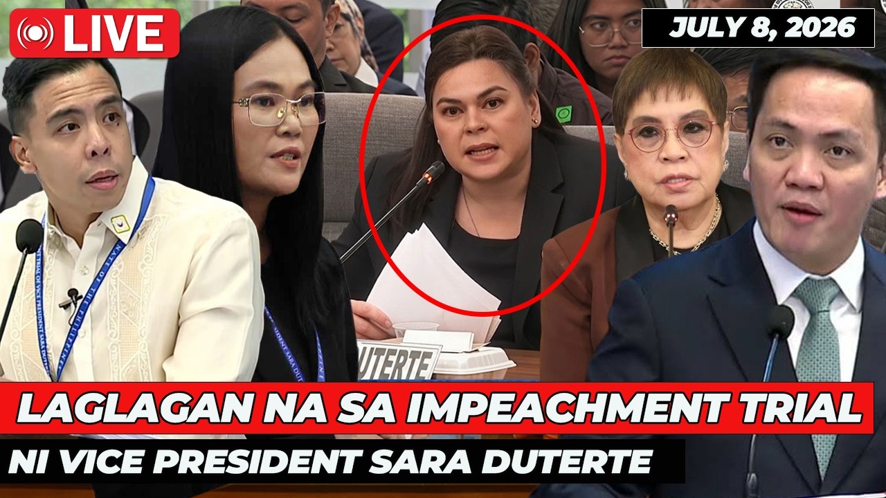 🔴 Sara Duterte Impeachment Trial LIVE | Philippine Senate Begins Historic VP Impeachment Case