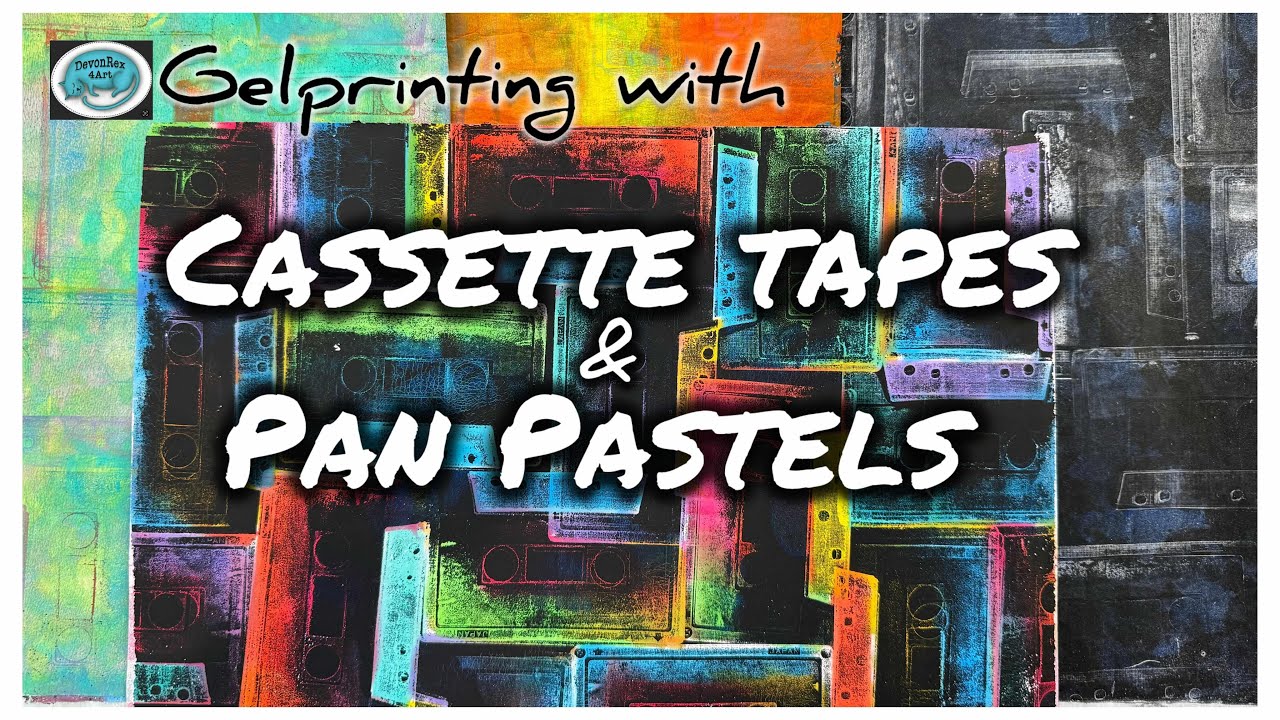 Gelprinting with Cassettes & some new Pan Pastels