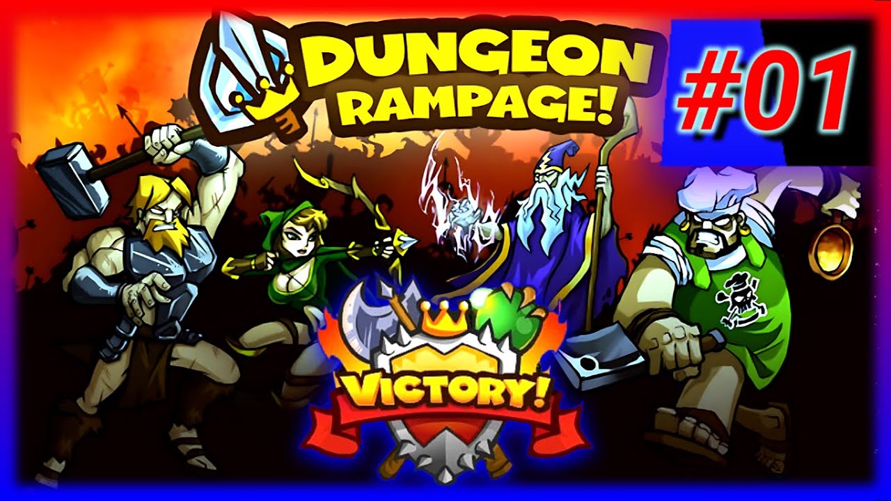 Fortaleza do Cavaleiro (Dungeon Rampage) #01 Gameplay PT-BR