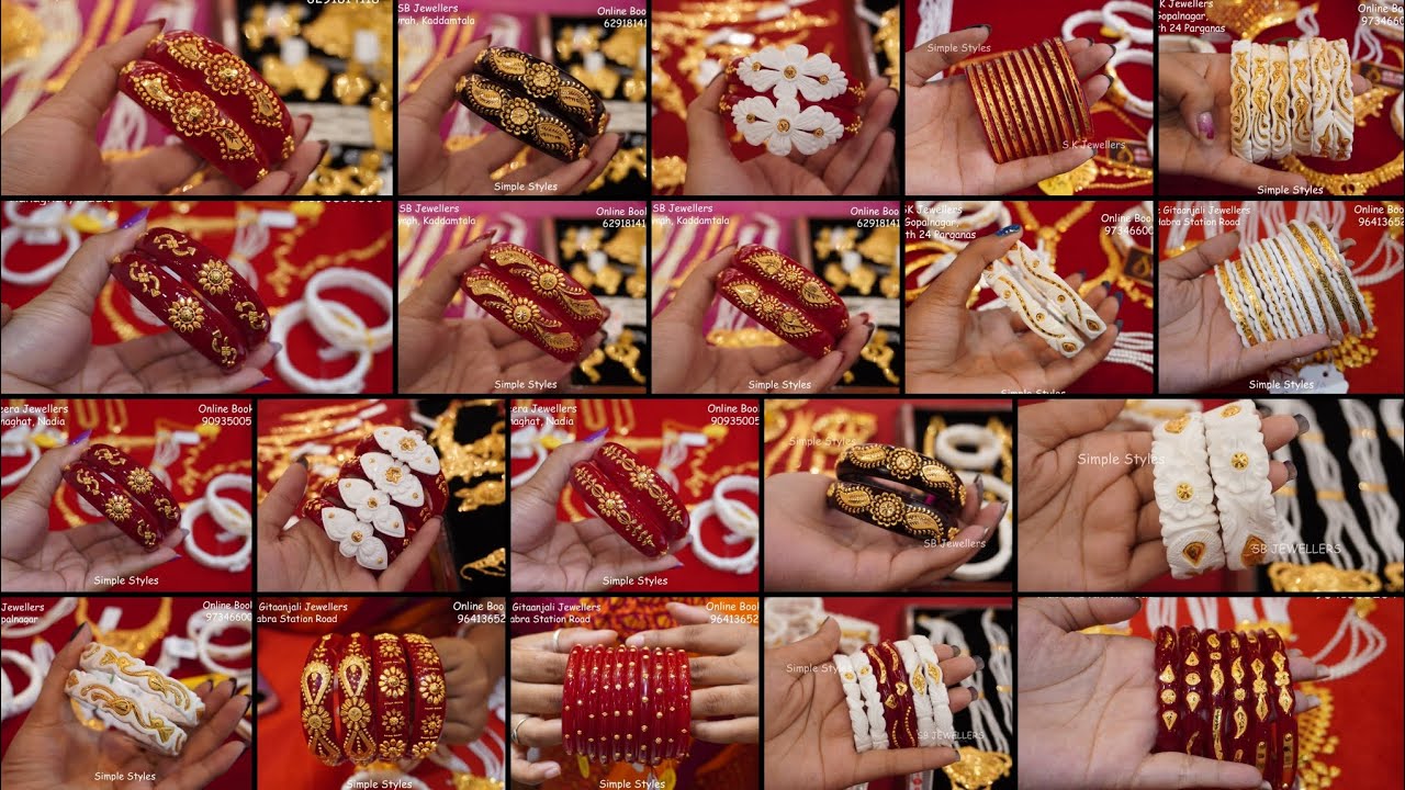 Gold sakha Pola badhano design with price/gold bracelet Pola badhano/sonar sakha Pola badhano design