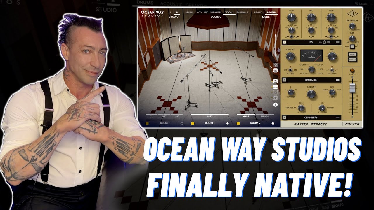 НОВЫЙ UAD Ocean Way Studios наконец-то стал родным! [Устройство не требуется]