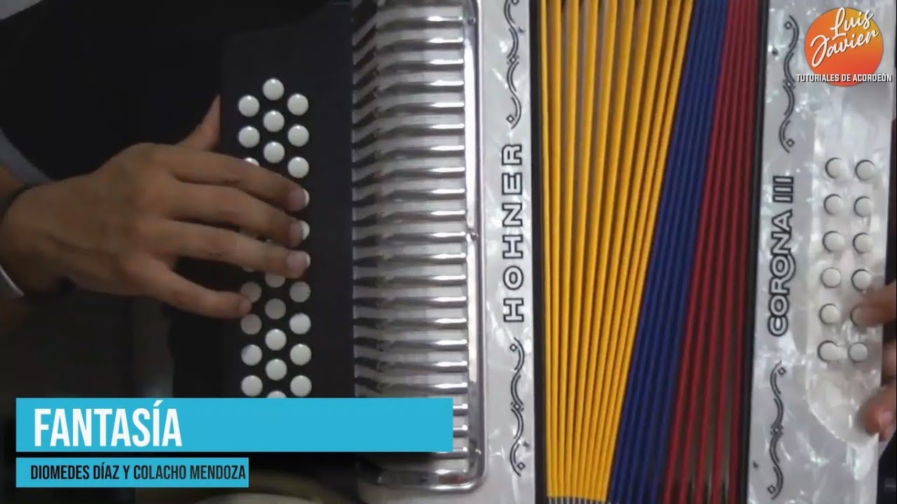 FANTASÍA - Diomedes Díaz y Colacho Mendoza | Tutorial | Luis Javier Hernández