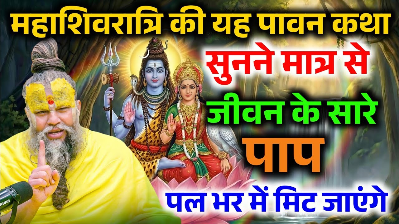 महाशिवरात्रि की यह पावन कथा सुन लो, जीवन के सारे पाप स्वयं मिट जाएंगे ! Premanand Ji Maharaj