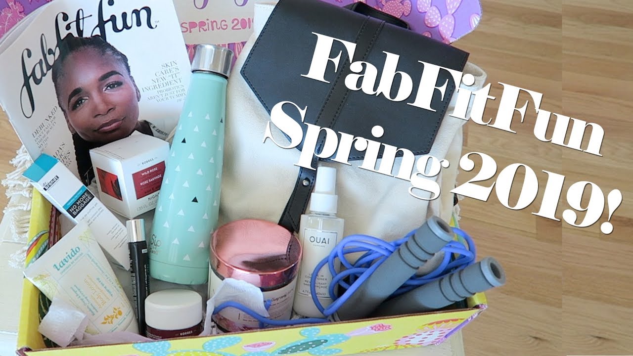 FabFitFun SPRING 2019 Box Review  // UNBOXING!!