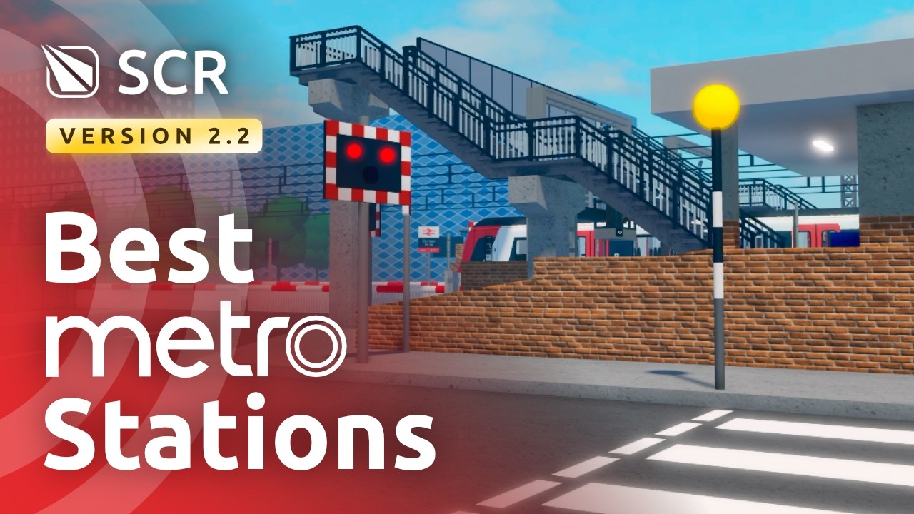 My Top 10 Metro Stations! - Roblox SCR V2.2