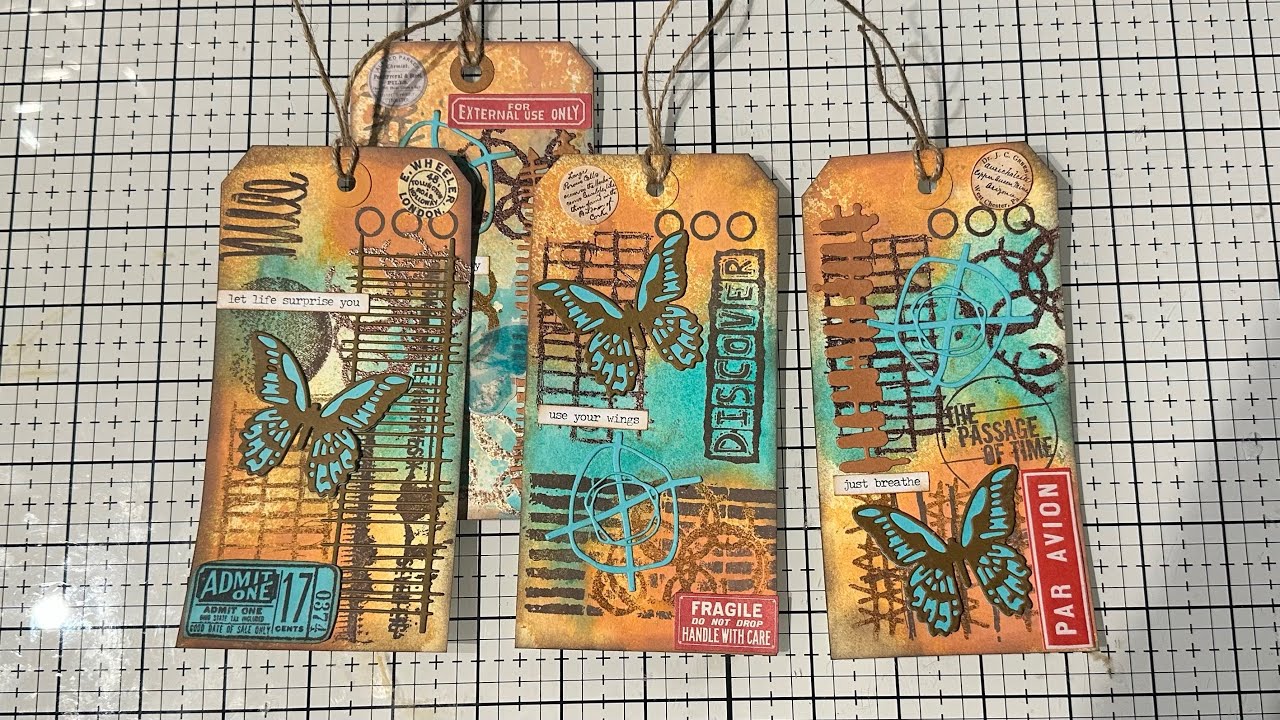 Tag Time with Seth Apter and Tim Holtz Products