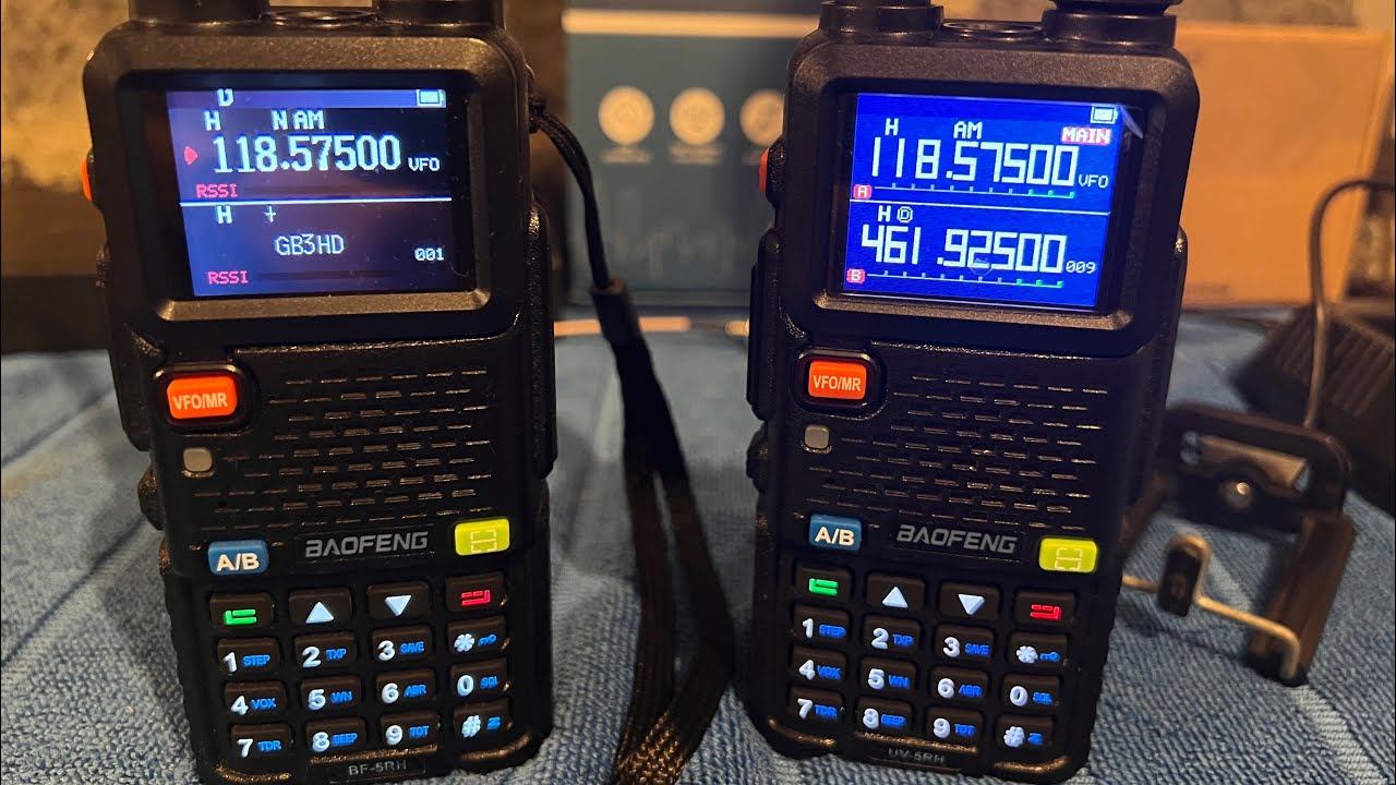 Baofeng UV-5RH unlocked, all frequencies including Airband Rx on the V2