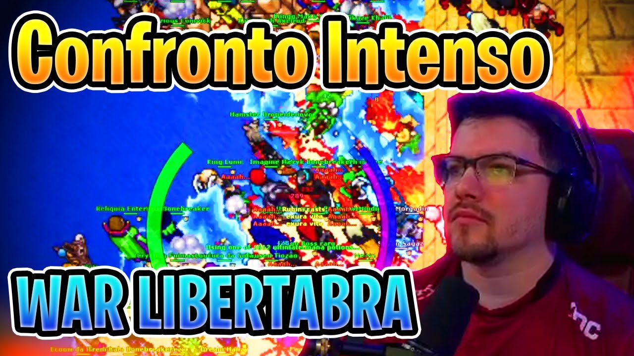 O dia que mudou Libertabra confronto intenso no barco War Libertabra - Tibia #GameLab