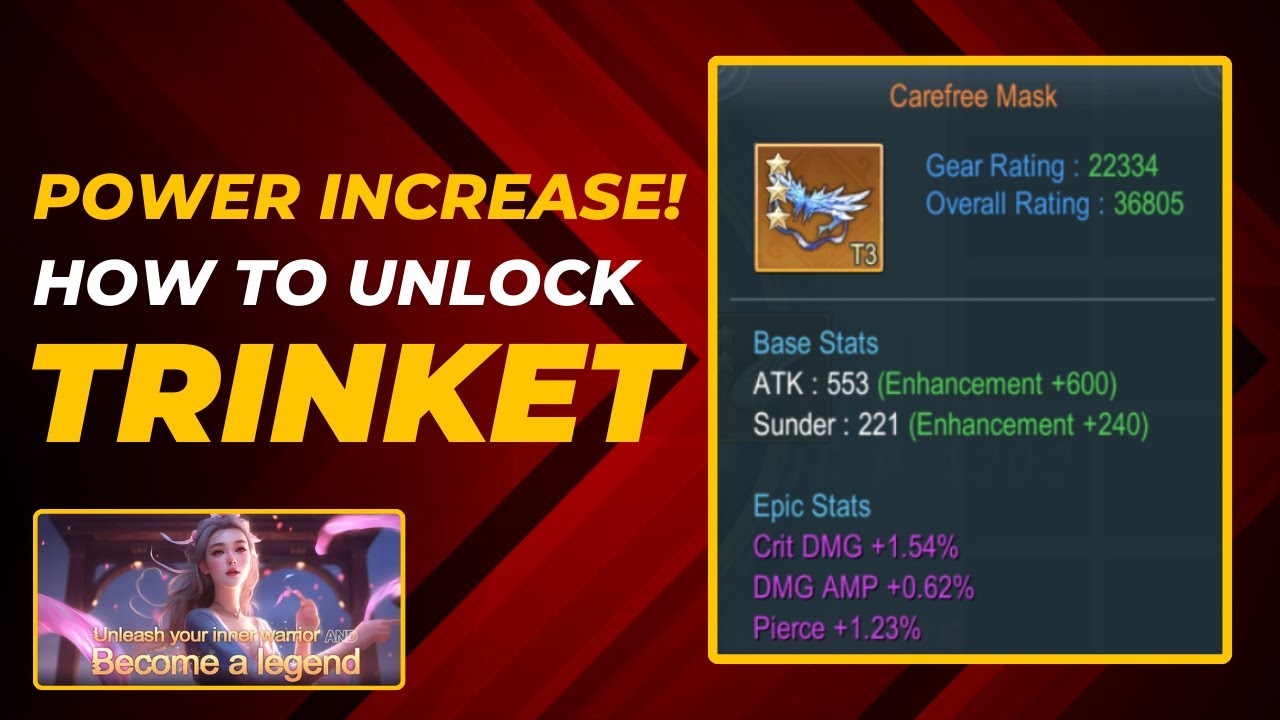 UNLOCKED TRINKET | INSANE POWER INCREASE | INFINITE FANTASY M