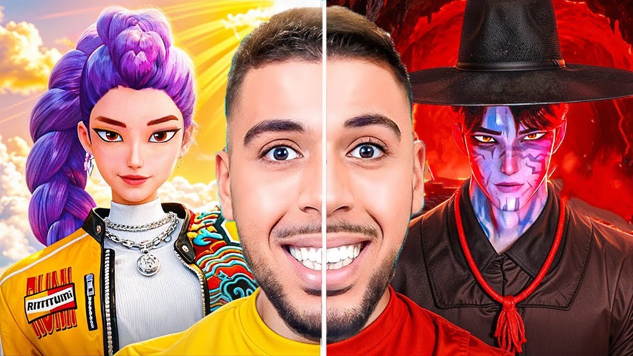 JE DÉCIDE QUI VA AU PARADIS OU ENFER KPOP DEMON HUNTERS ! ( FUN )