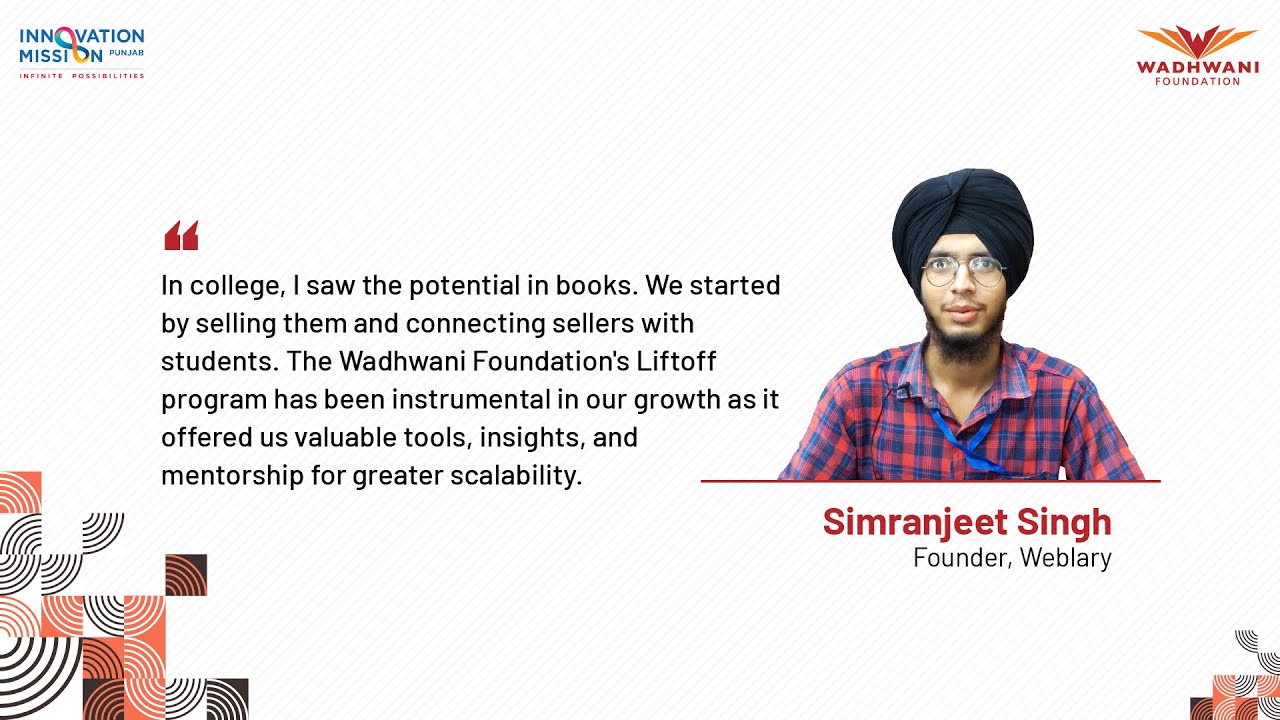 Startup Success: Founder of Weblary Unlocks Growth Potential with Liftoff by Wadhwani Foundation