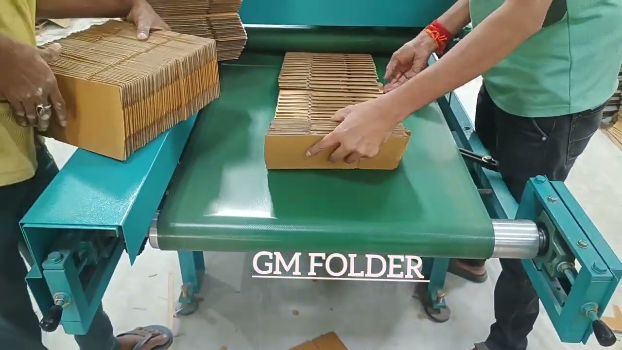 Two Fold 3ply Corrugation Side Flap Pasting Machine
