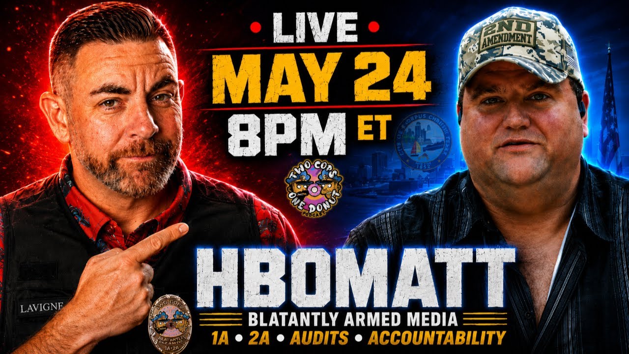 LIVE May 24 at 8PM ET | HBOMATT Joins Two Cops One Donut
