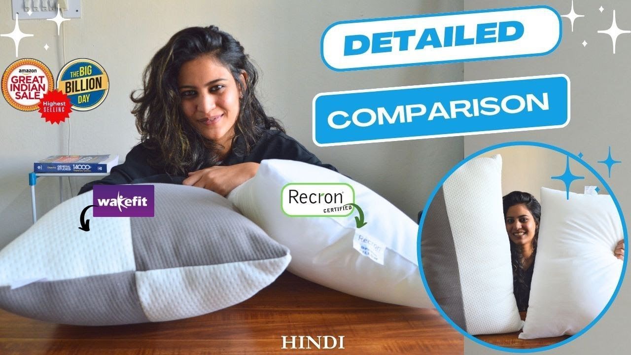 Wakefit vs Recron pillows Comparison and Review | Best Pillows for Sleeping