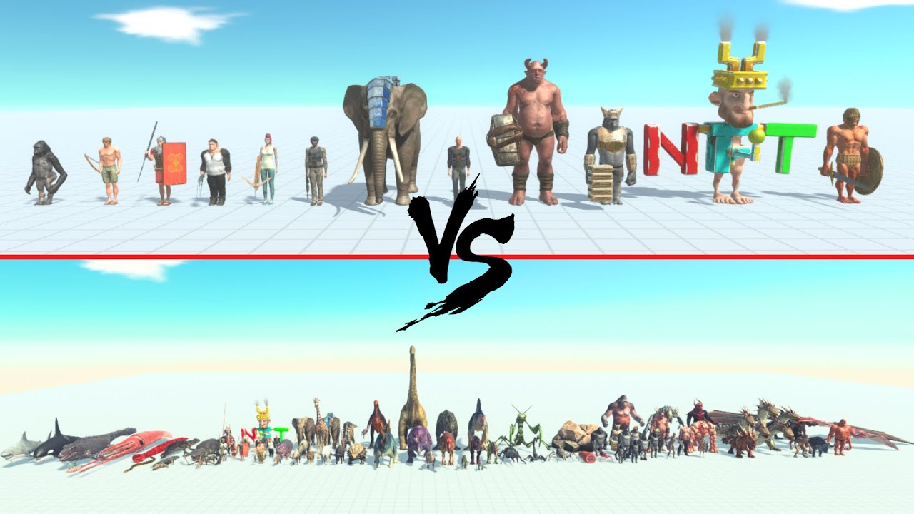 Ranged Units Team Vs All Units ARBS | Animal Revolt Battle Simulator