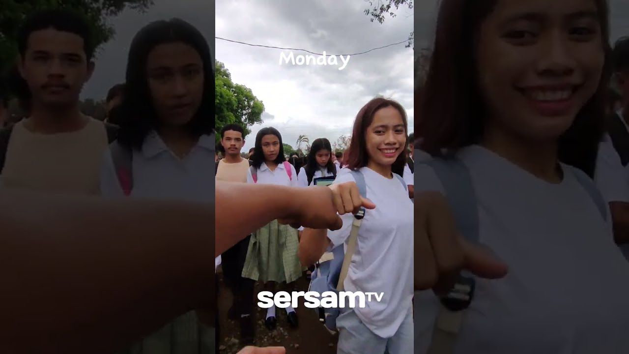 Pasayahin natin ang mga Maaagang Pumasok ng Monday. Fist Bump sersam TV