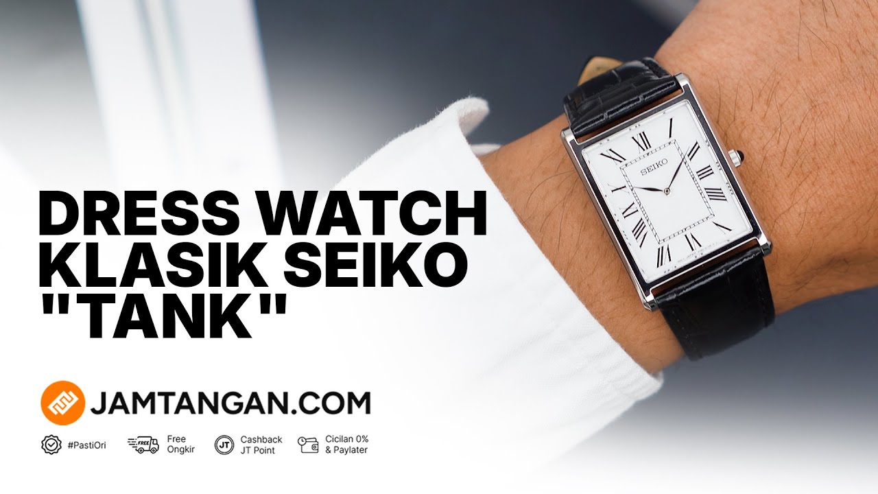 DRESS WATCH KLASIK CASE KOTAK | Review Seiko SWR103P1 
