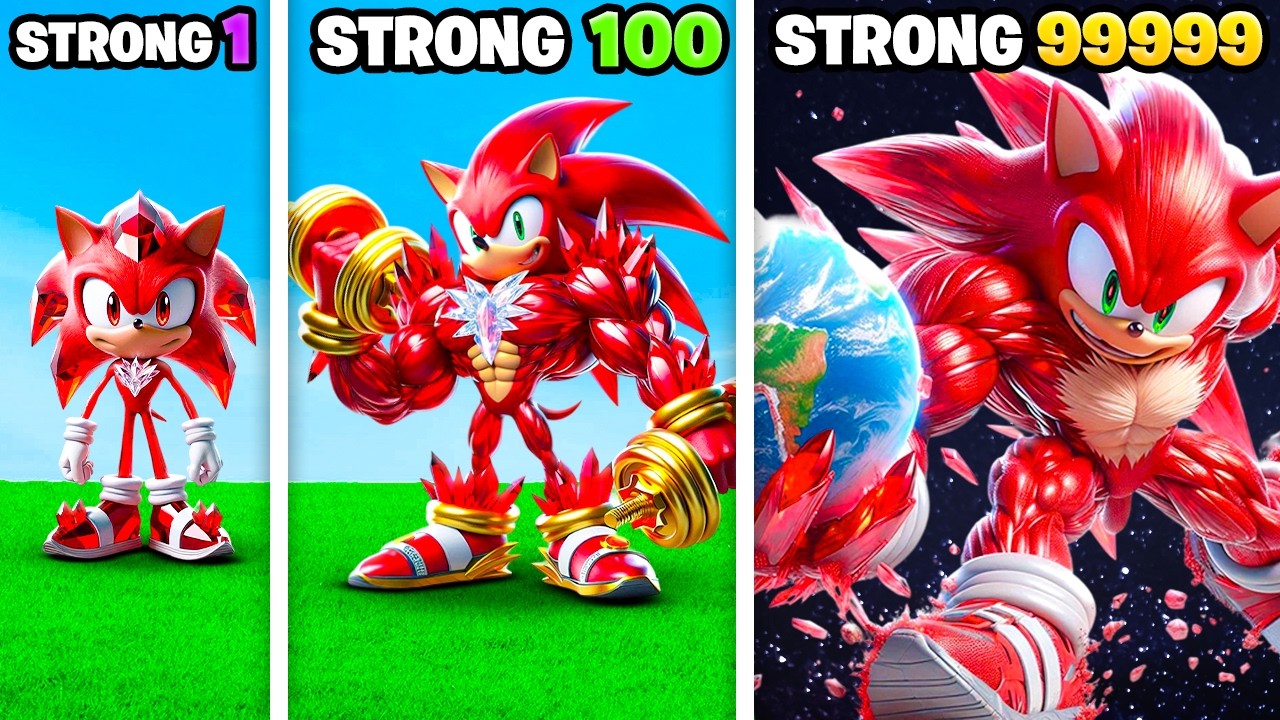 Weakest To STRONGEST CRYSTAL SONIC In GTA 5!