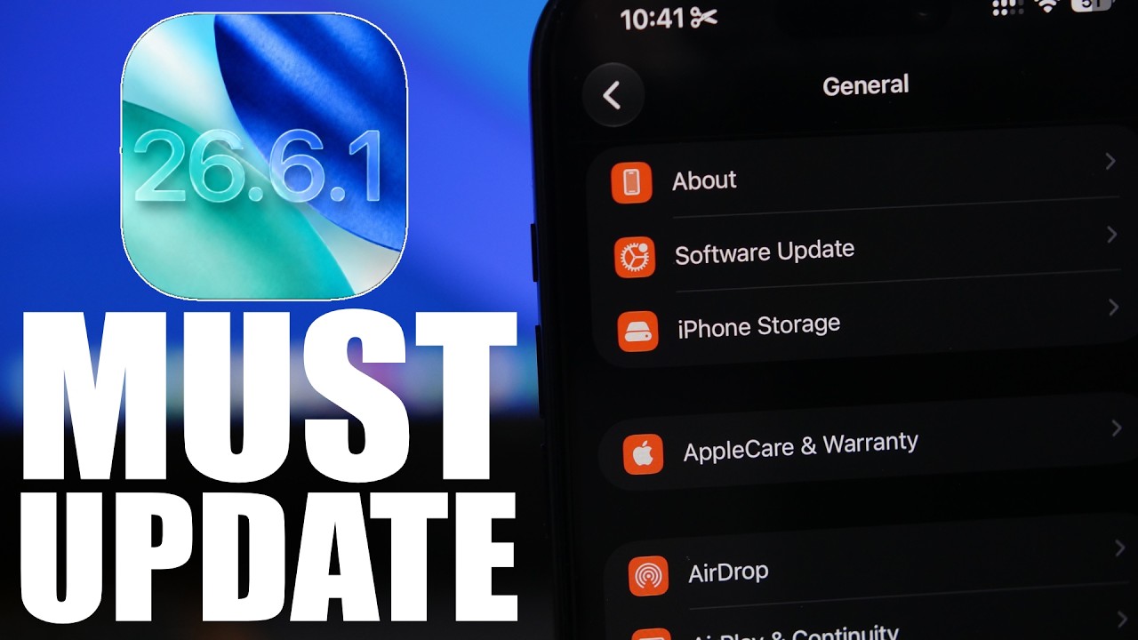 iOS 26.6.1 - Why You MUST Update Immediately !
