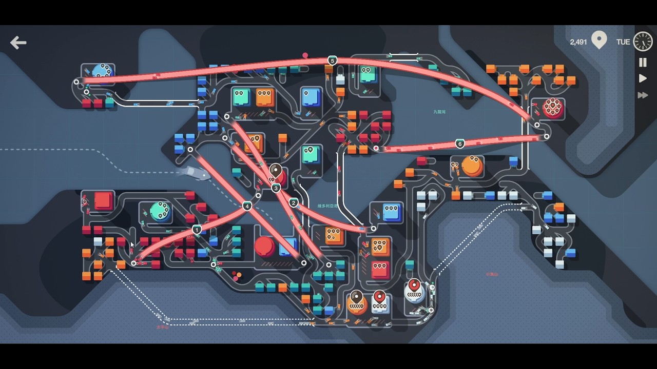 Mini Motorways Hong Kong