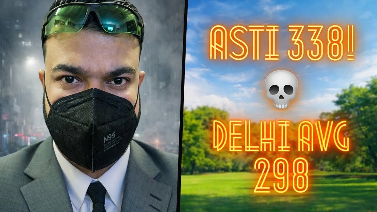 ASTI HITS 338! 💀 Day 6/1000 Challenge | Delhi Air Still POOR? | AQI Update