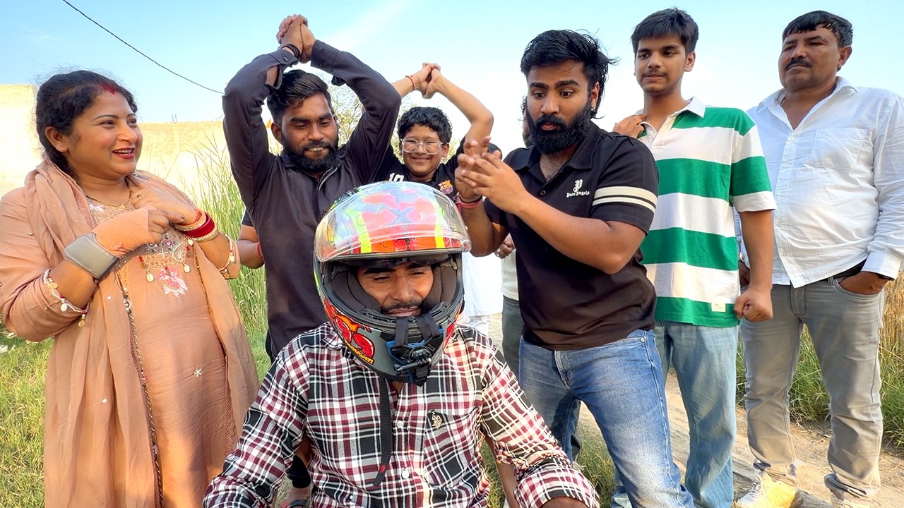 Helmet Slap challenge With Everyone