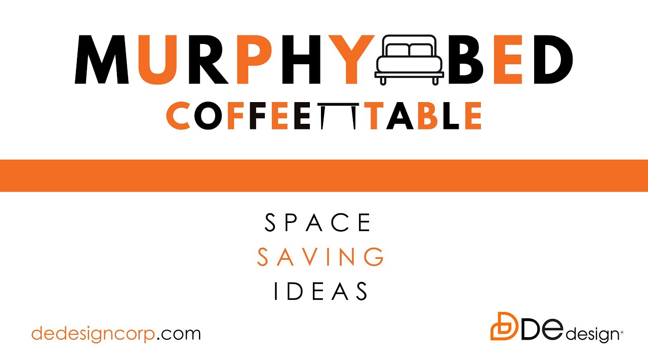 Murphy Bed | Coffee / Dining Table | Transformable Furniture | Manufactured & Designed by De Design