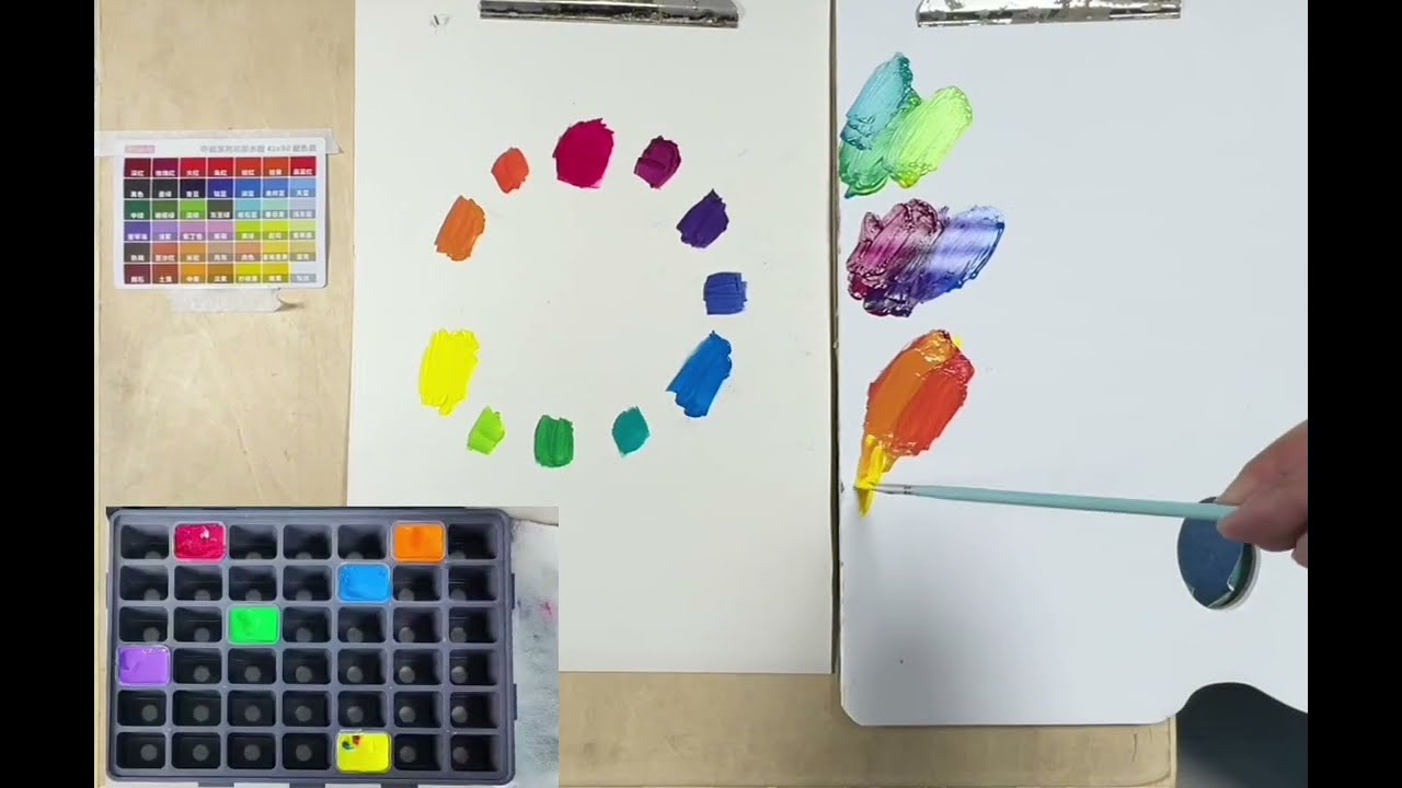 曹愚牧绘画系列教程第一课《认识色彩》