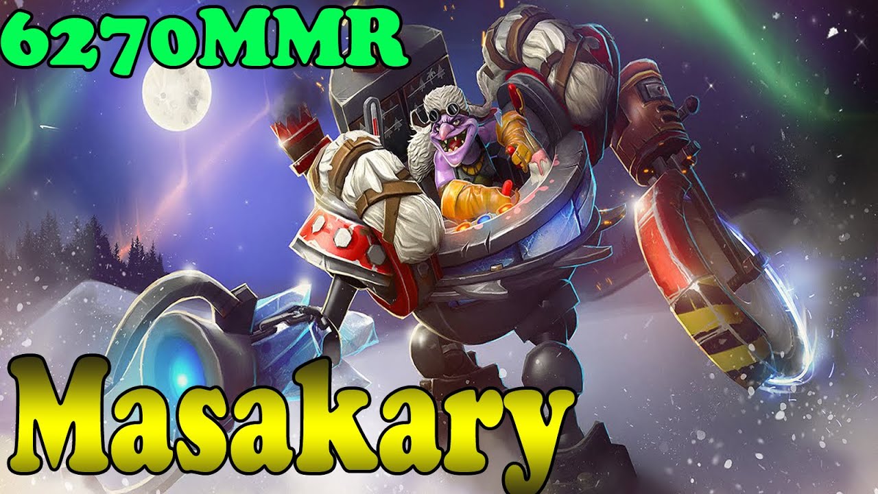 Dota 2 - Masakary 6270 MMR Plays Timbersaw Vol 3# - Ranked Match Gameplay!