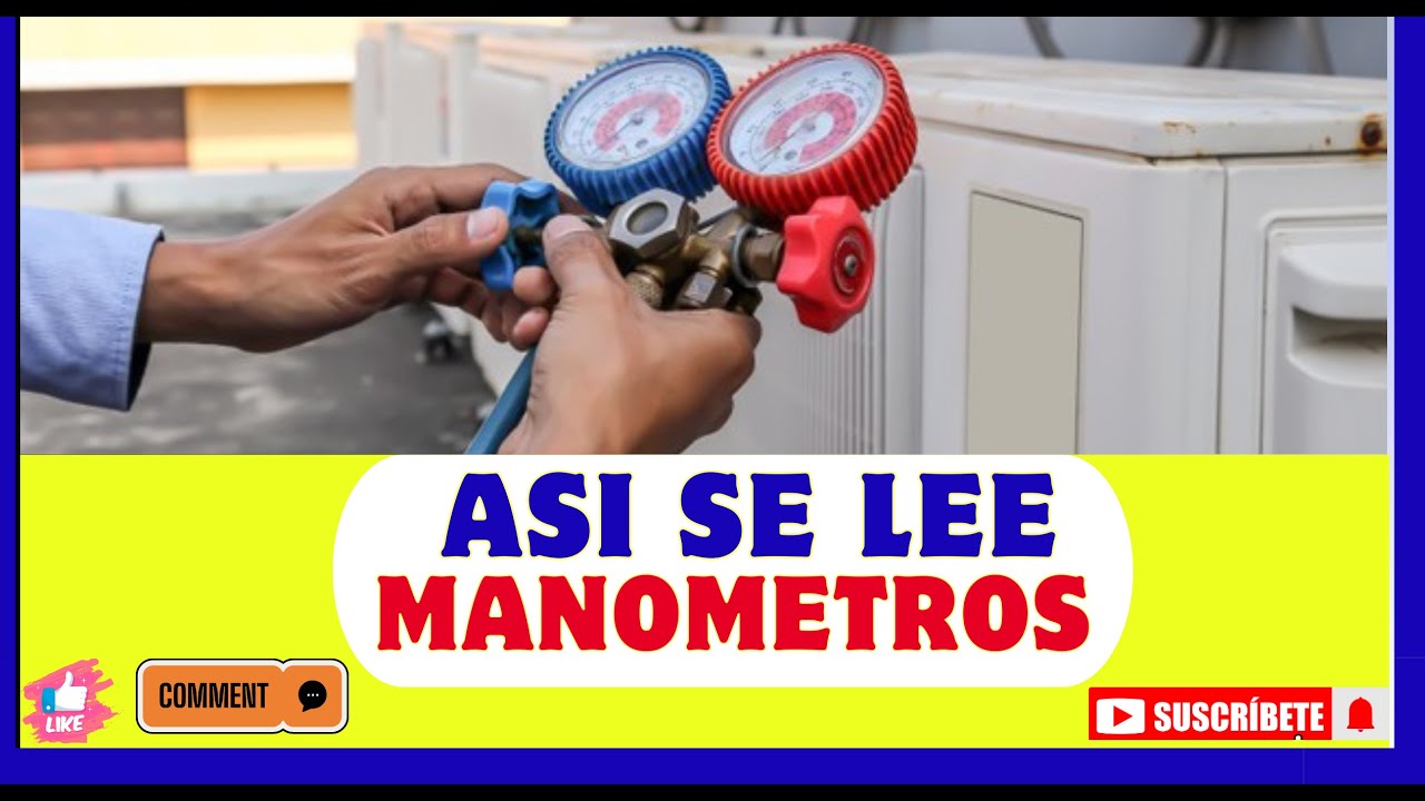 LEE un MANÓMETRO de REFRIGERACIÓN en 5 MINUTOS (Guía RÁPIDA y FÁCIL) 💨