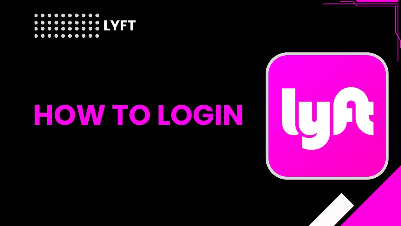 How to login into the lyft app