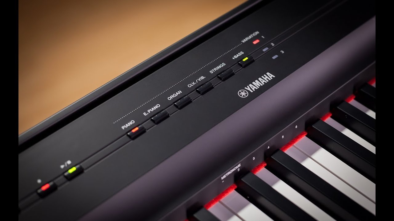 Цифровое пианино Yamaha P-125 — полная демонстрация с Габриэлем Алдортом